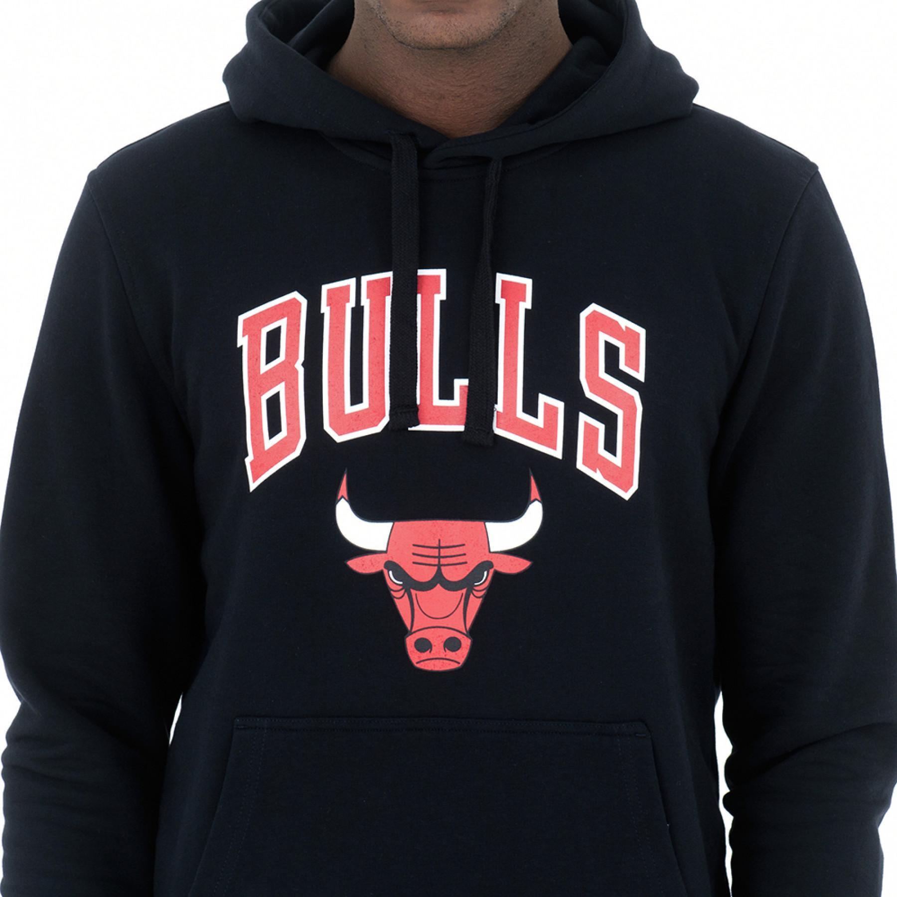 Sweat à capuche New Era Chicago Bulls
