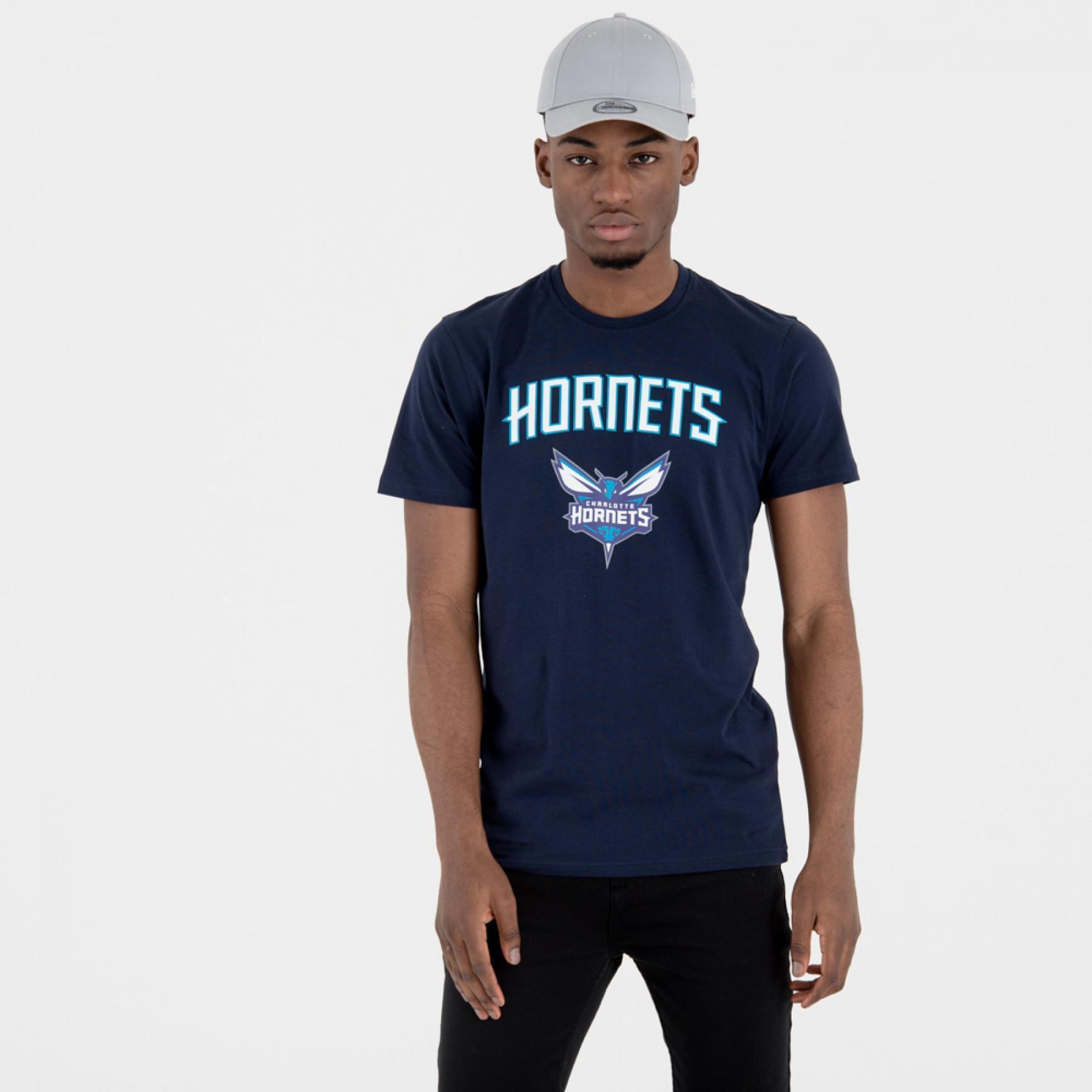 T-shirt New Era logo Charlotte Hornets