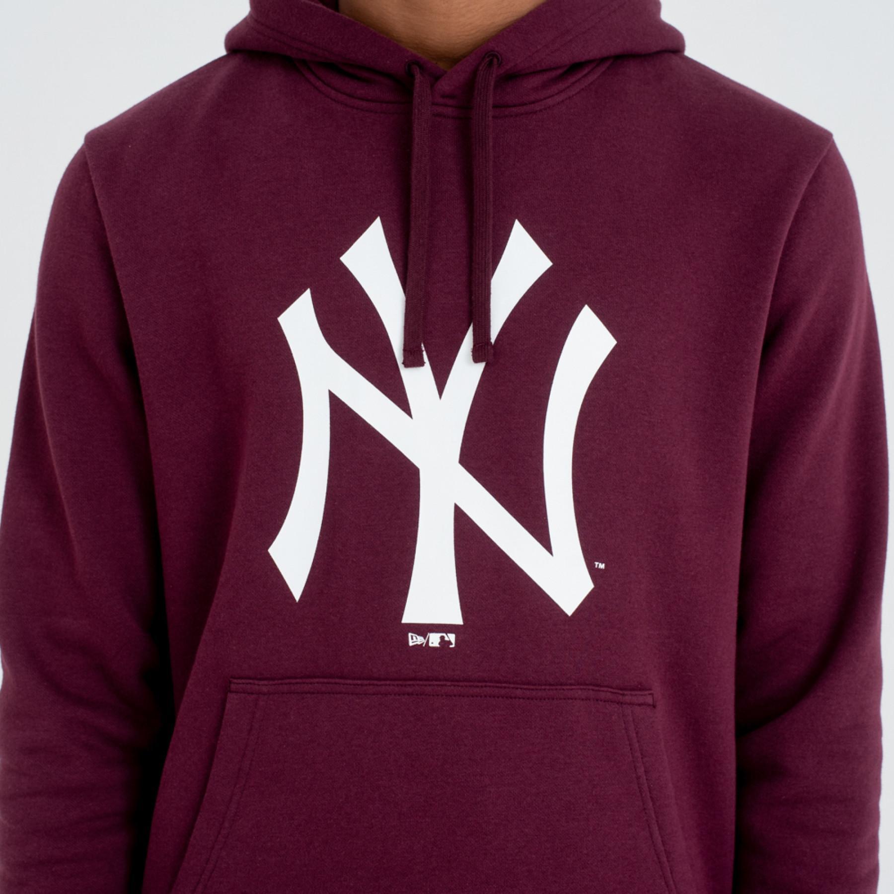 Sweat à capuche New Era New York Yankees logo