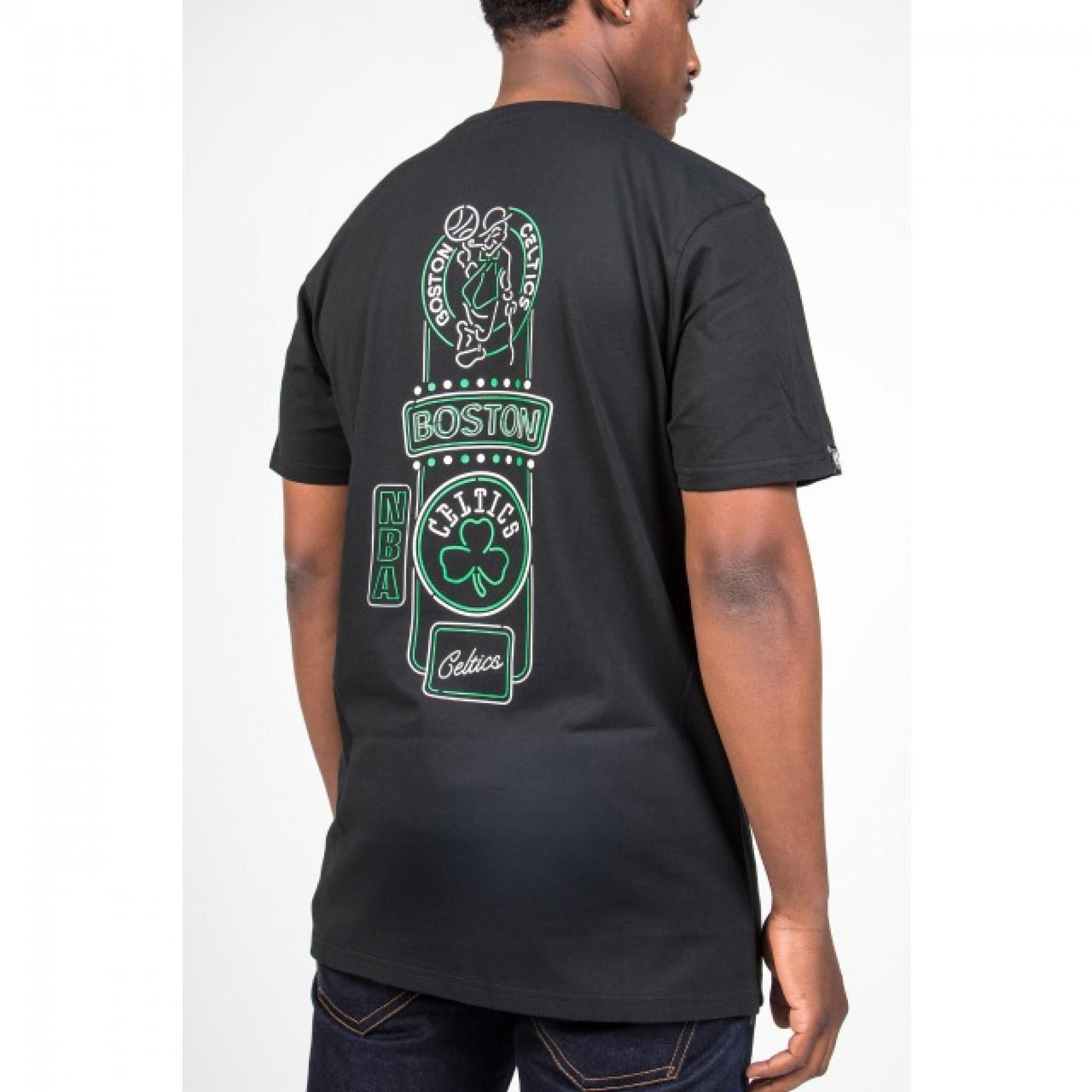 T-shirt New Era Celtics NBA Neon Lights