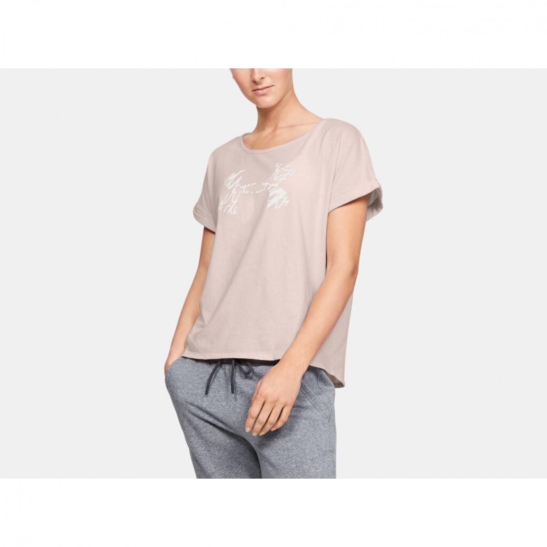 T-shirt à col ras de cou femme Under Armour Graphic Script Logo Fashion