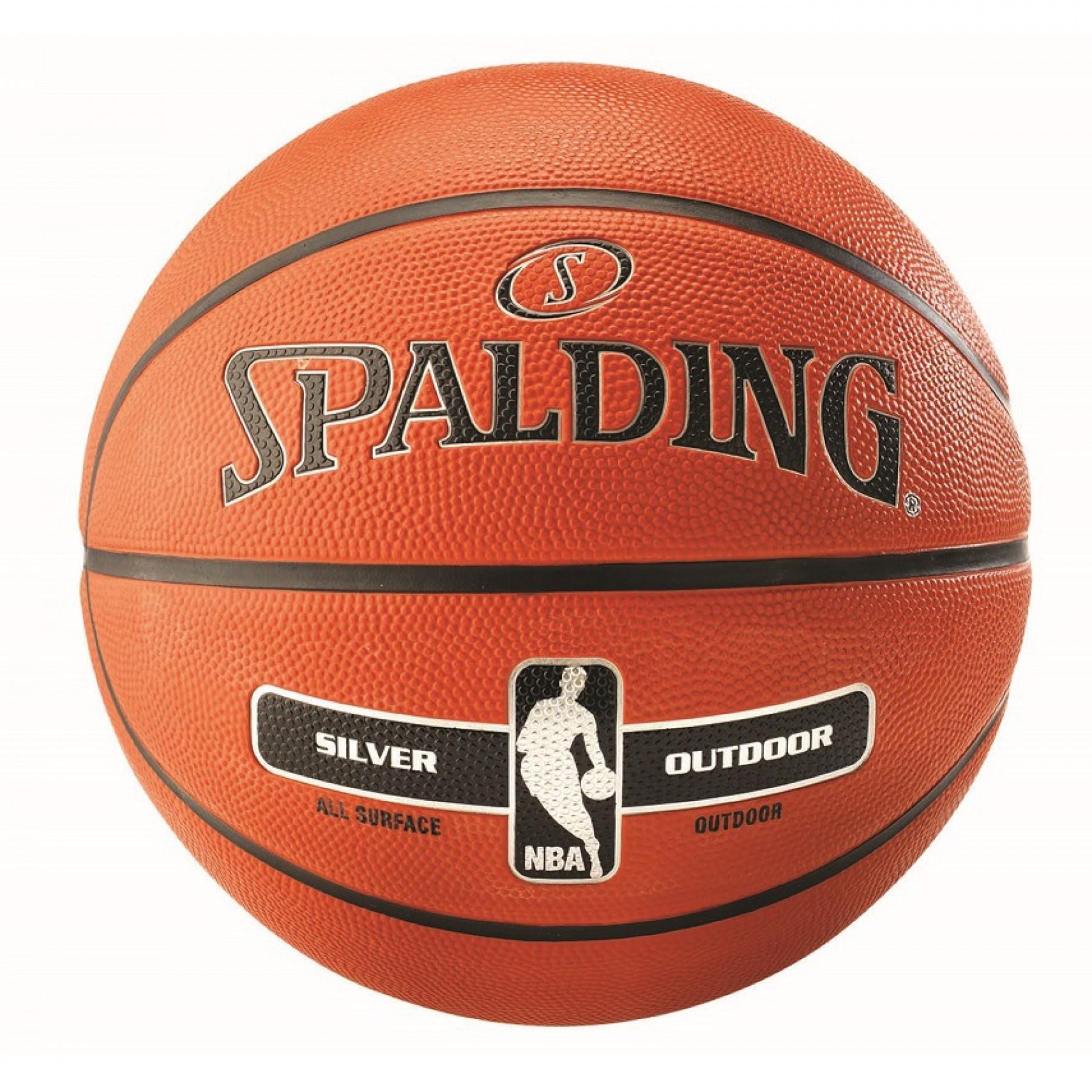 Ballon Spalding NBA Silver Outdoor
