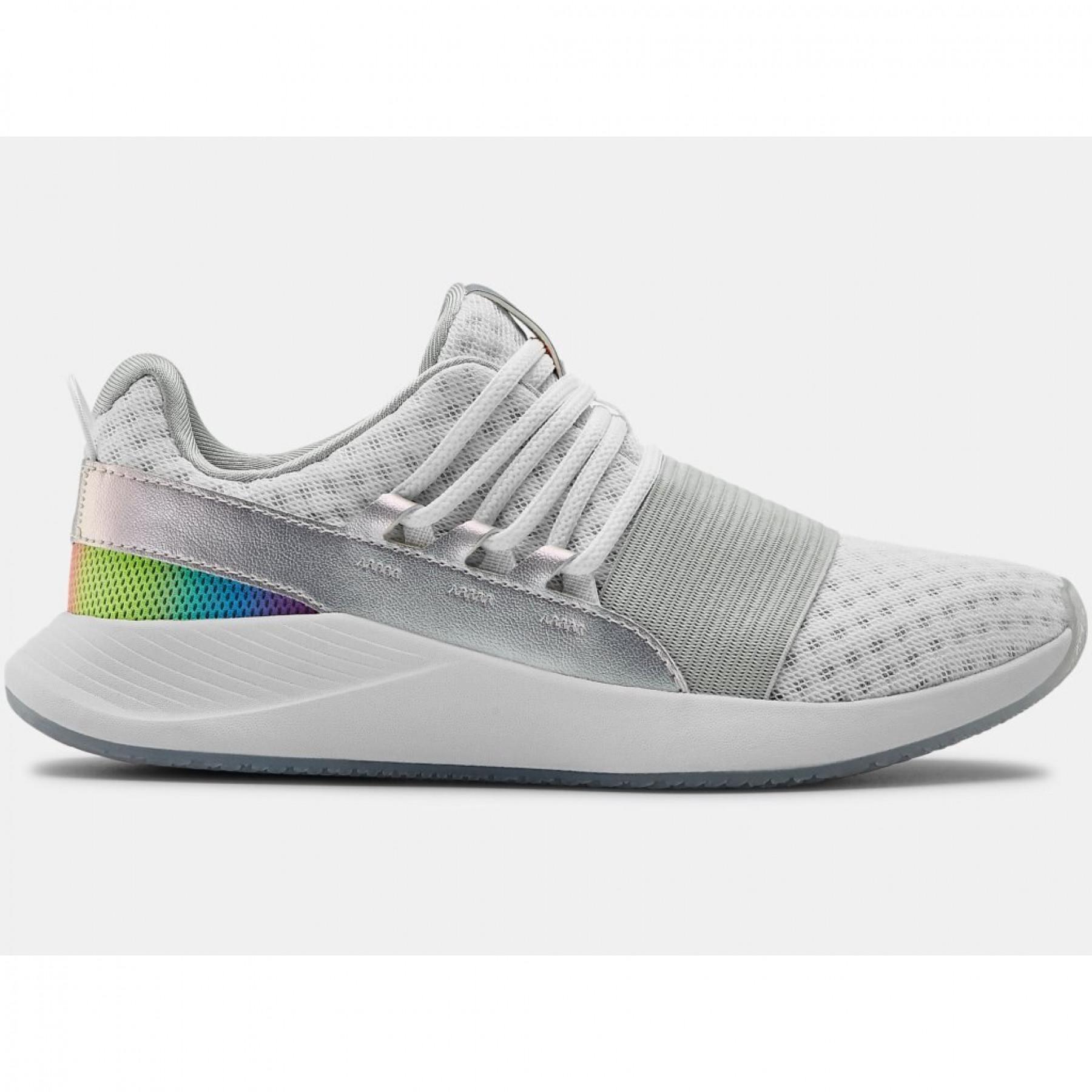 Baskets femme Under Armour Charged Breathe Iridescent