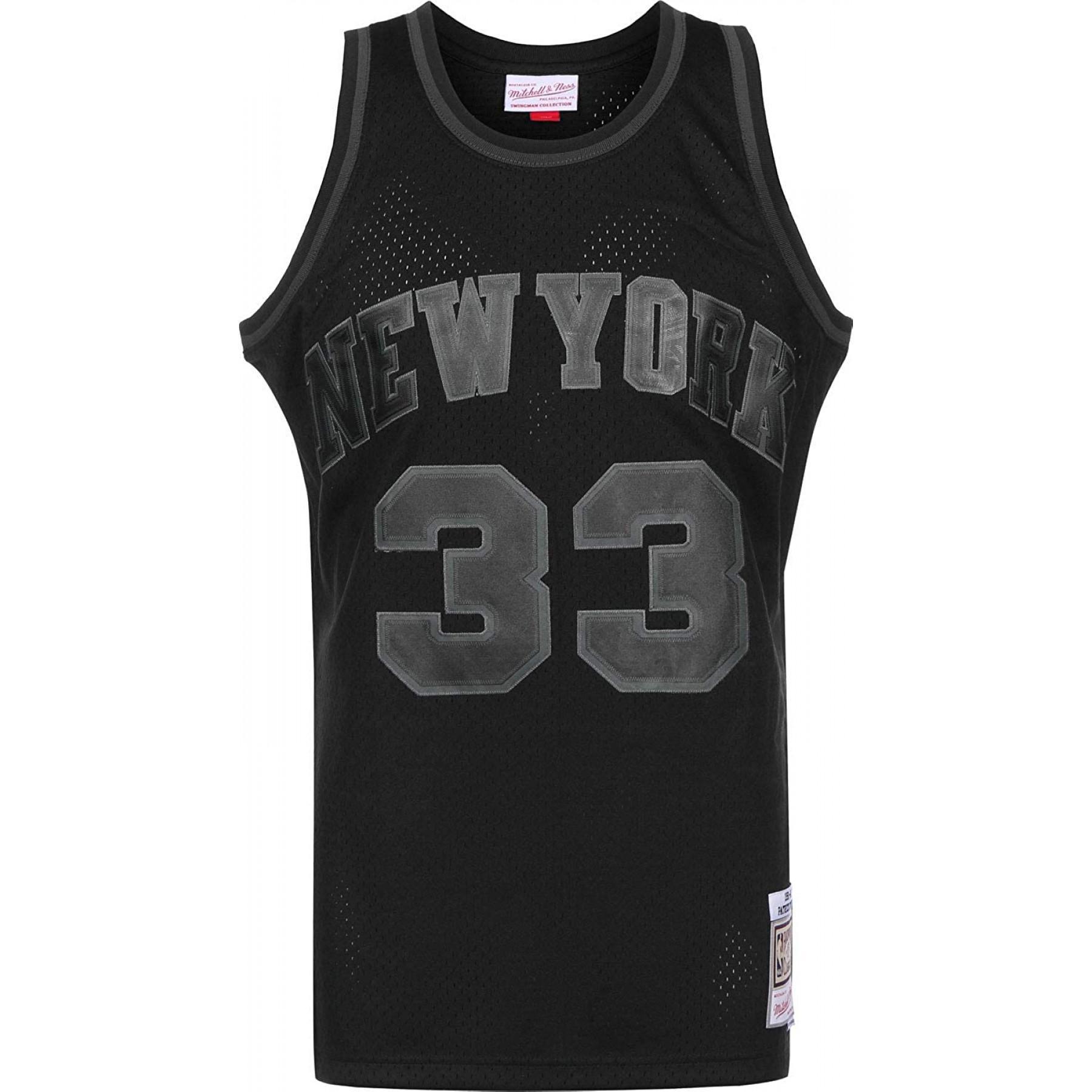 Maillot New York Knicks black on black Patrick Ewing