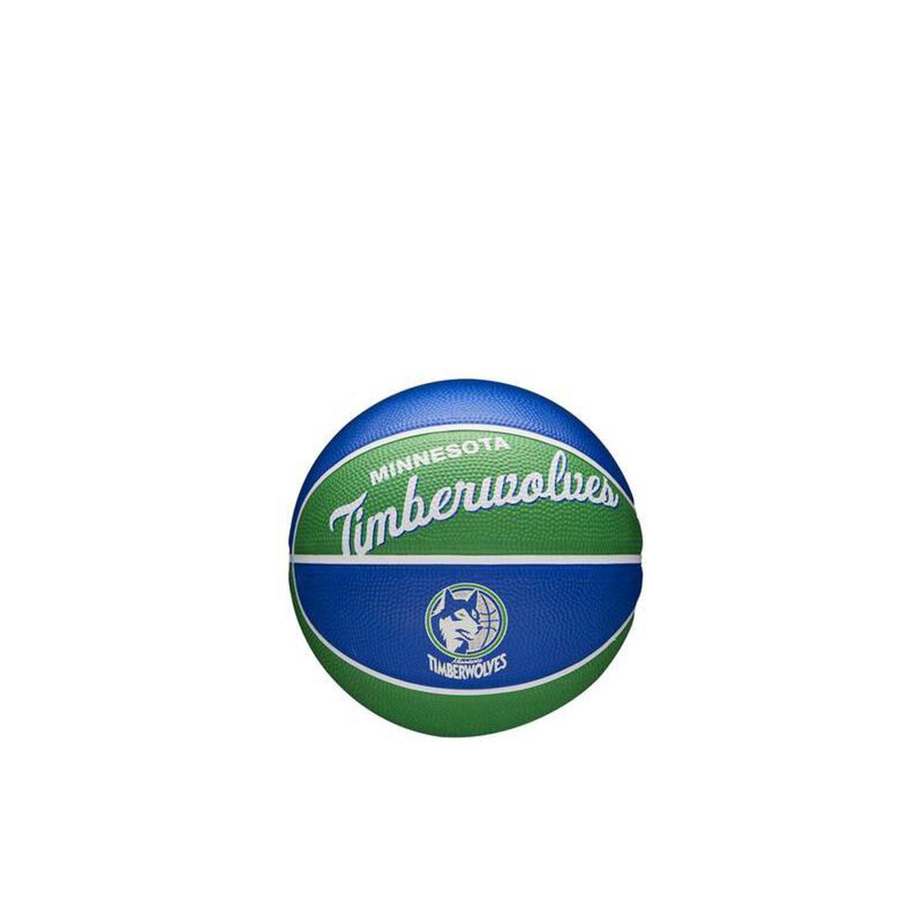 Mini ballon NBA Retro Minnesota Timberwolves