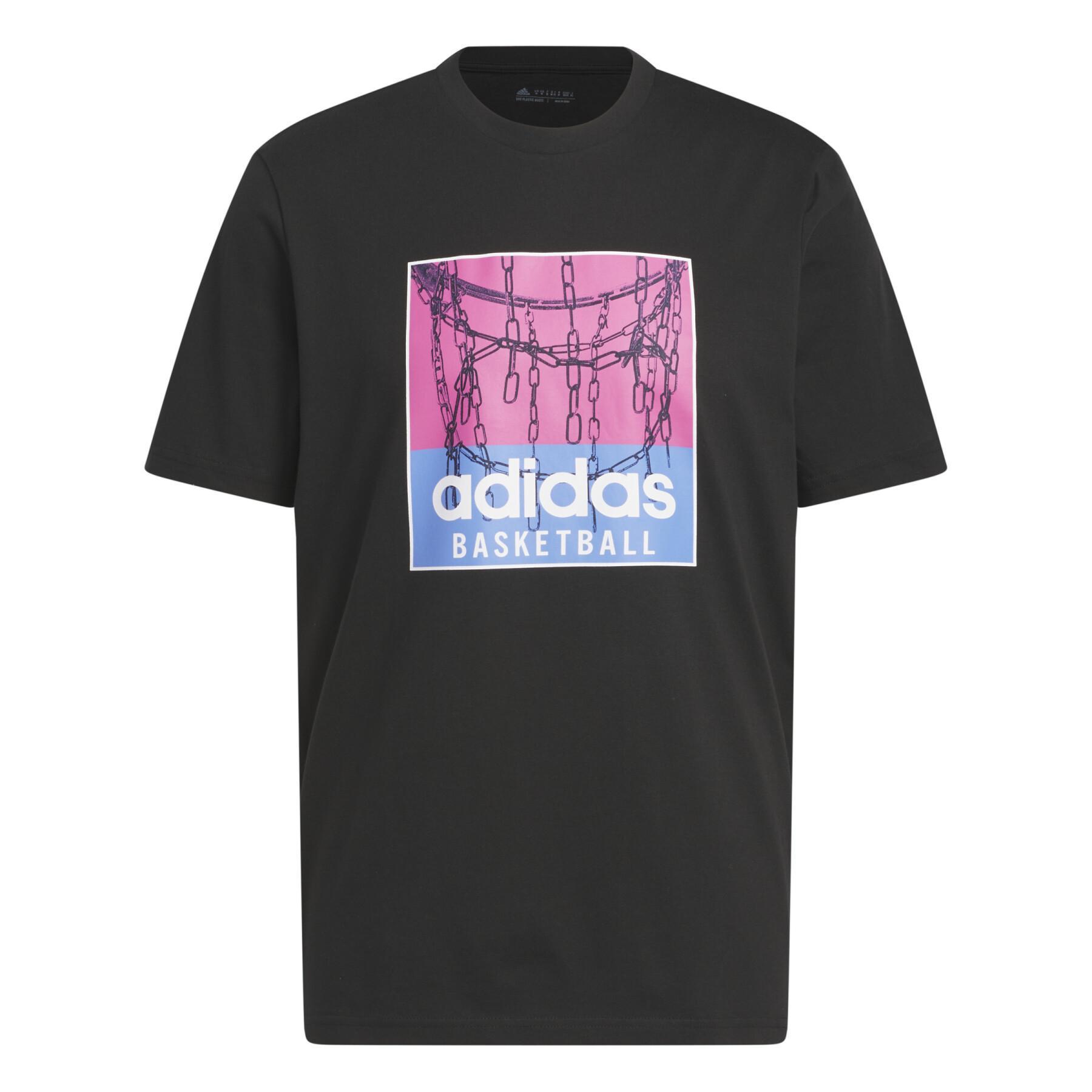 T-Shirt adidas Chain Net Basketball Graphic