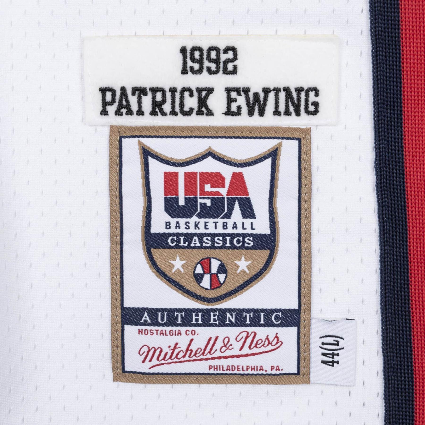 Maillot domicile authentique Team USA Patrick Ewing 1992