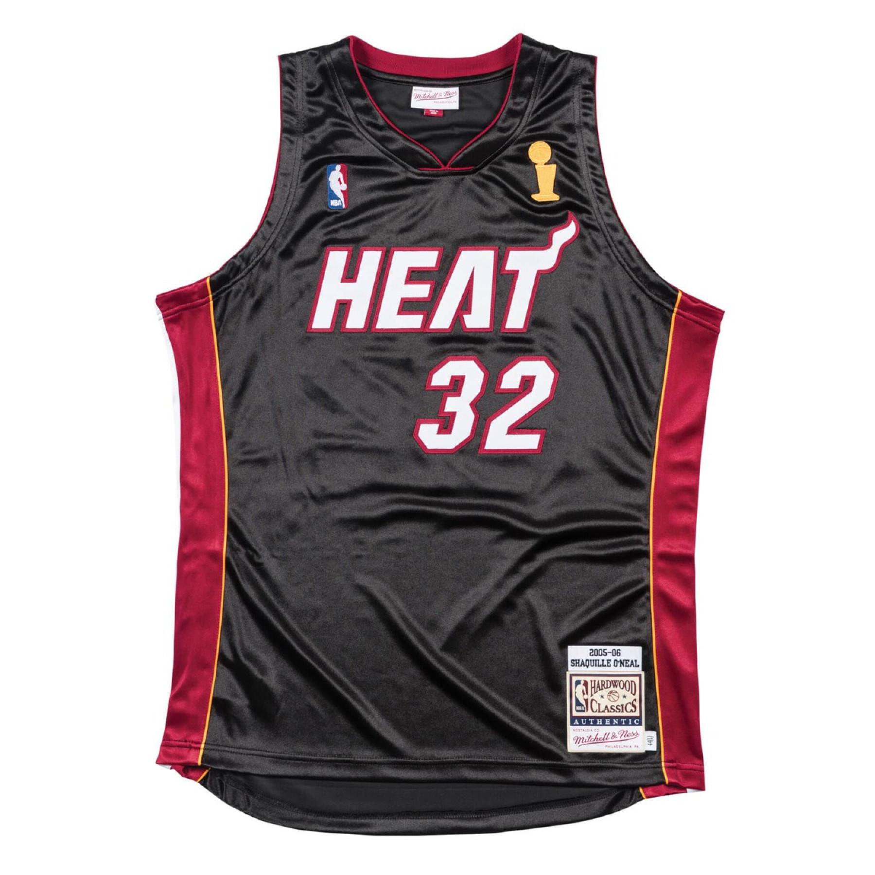 Maillot Authentique Miami Heats Shaquille Oneal 200506 Mitchell