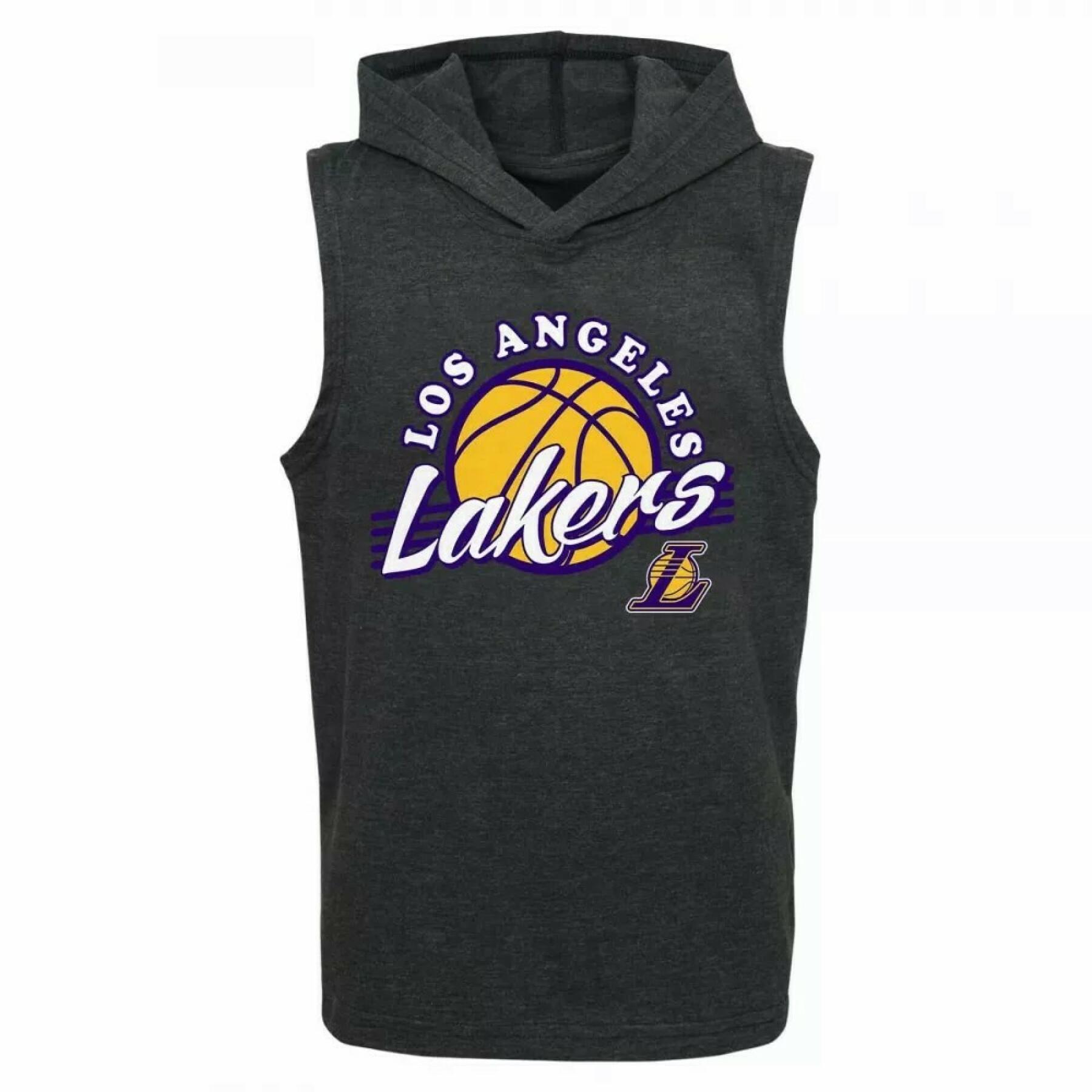 Lot de 1 t-shirt à capuche & 1 t-shirt enfant Los Angeles Lakers