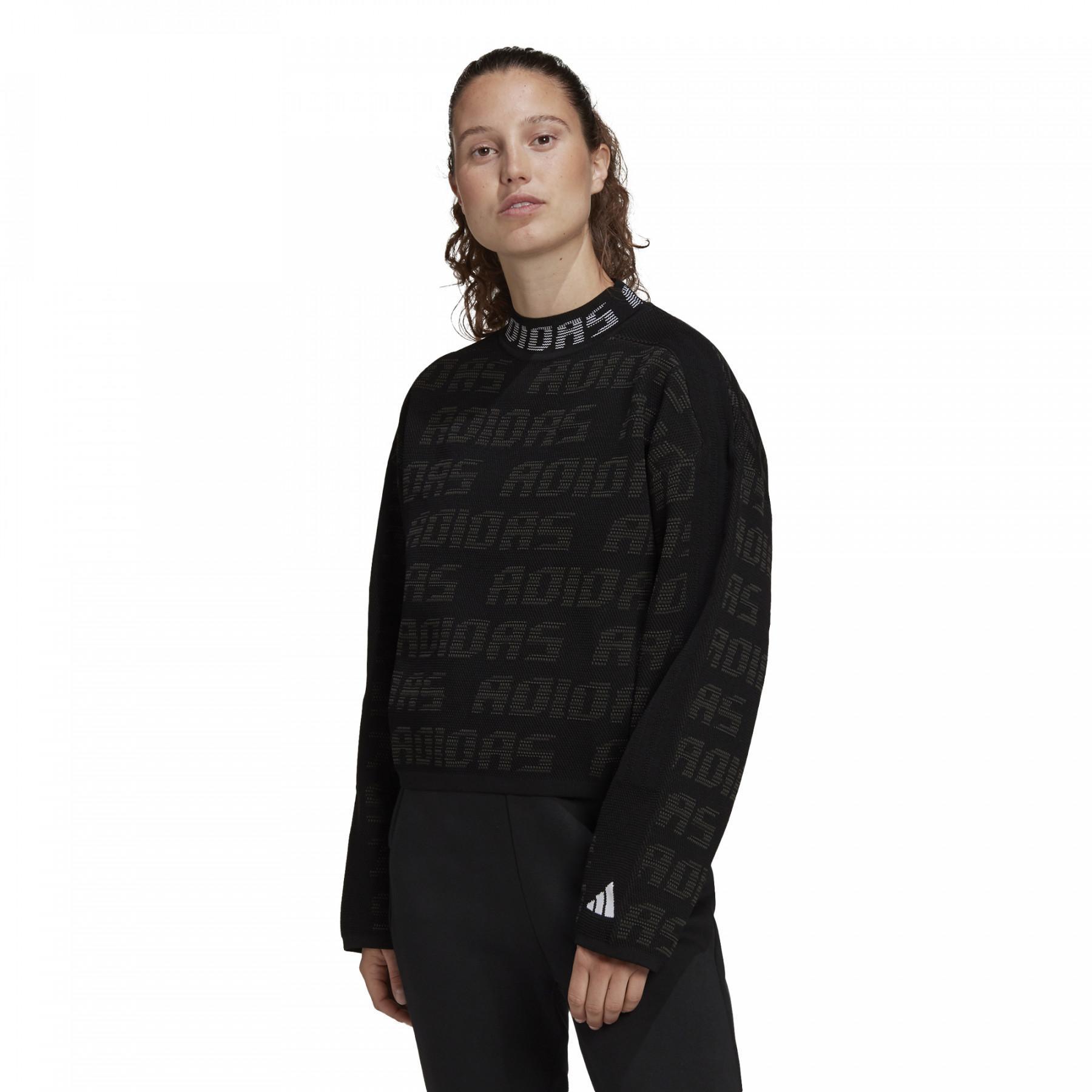 Sweatshirt femme adidas Knit Graphic