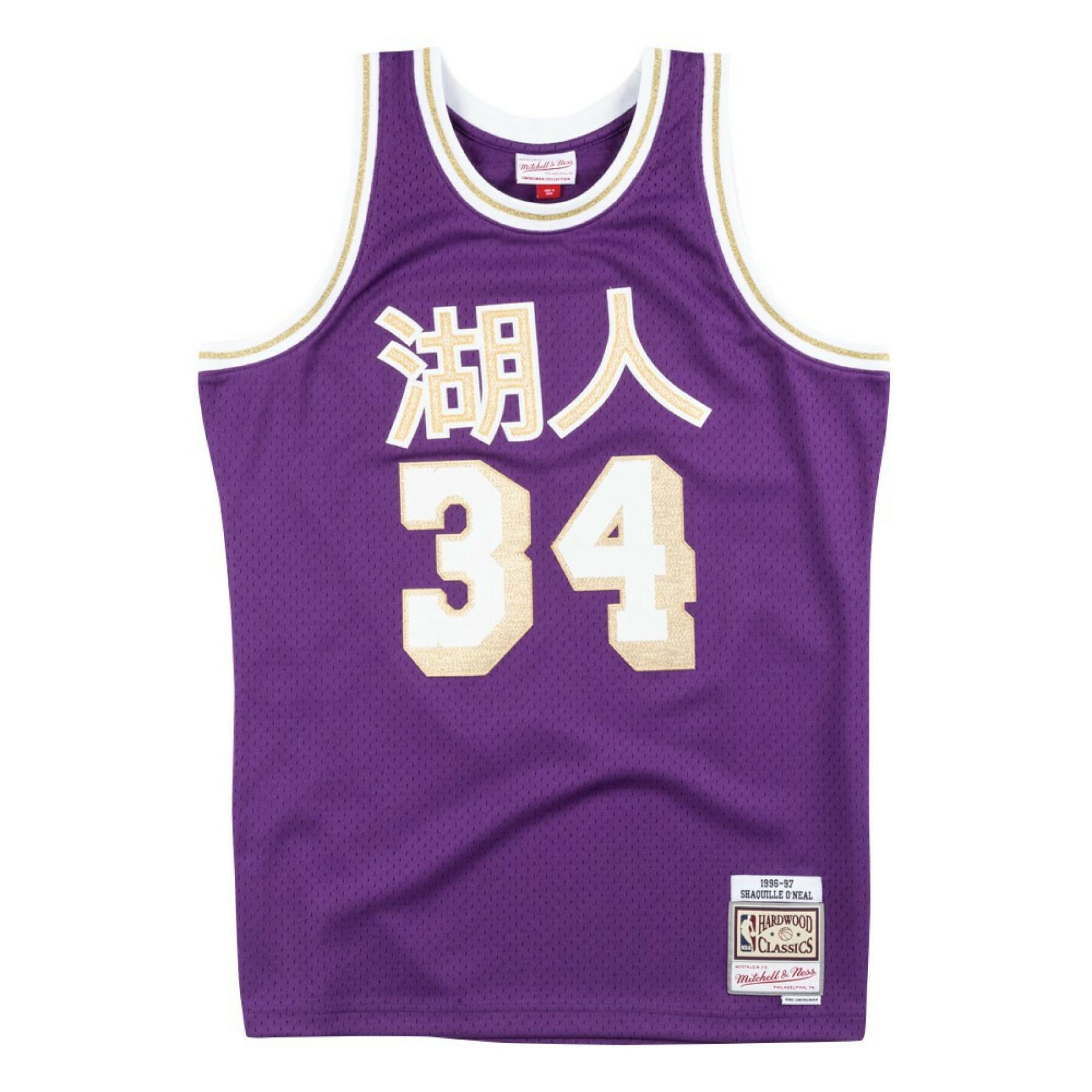 Maillot Mitchell & Ness Cny Los Angeles Lakers