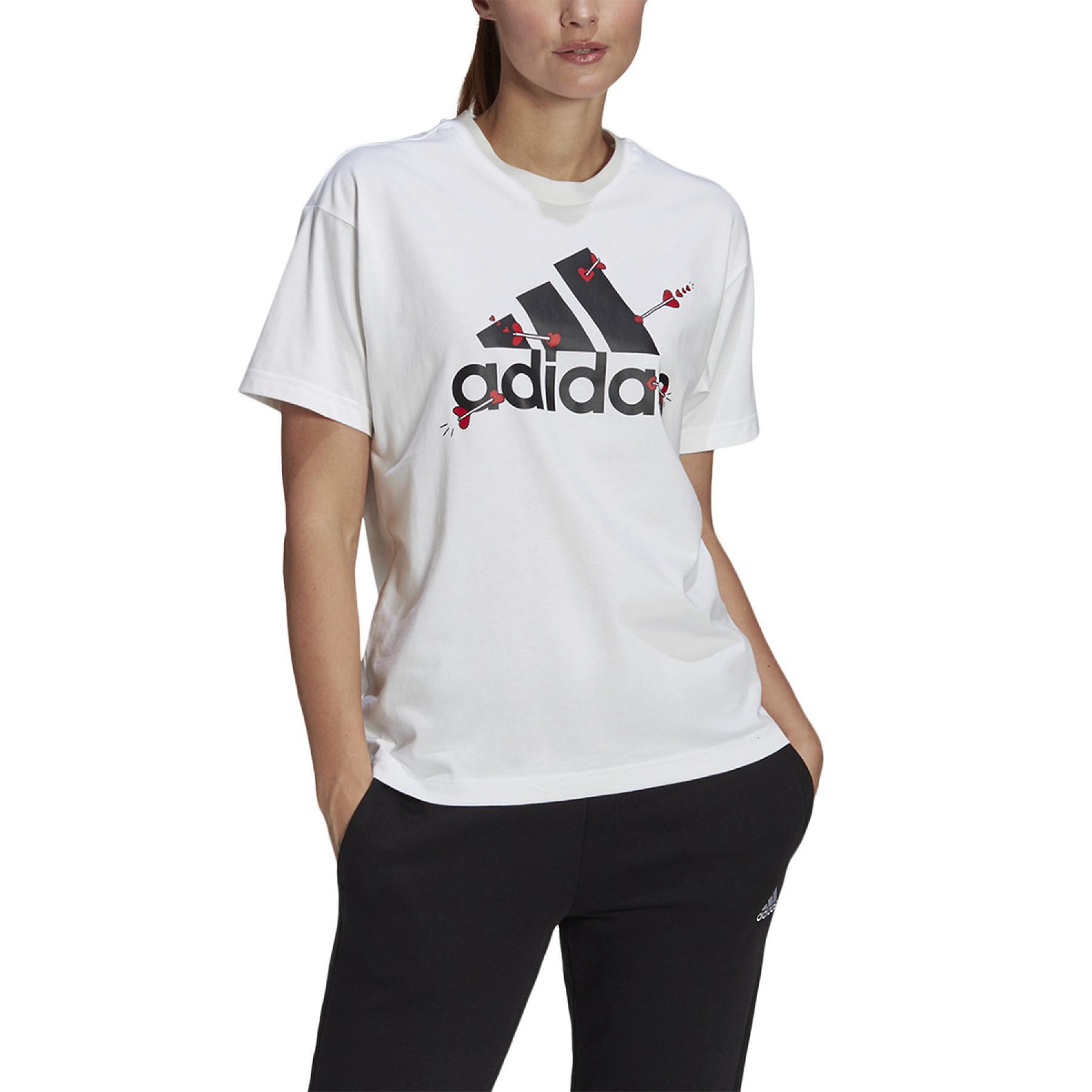 T-shirt femme adidas Valentine Graphic