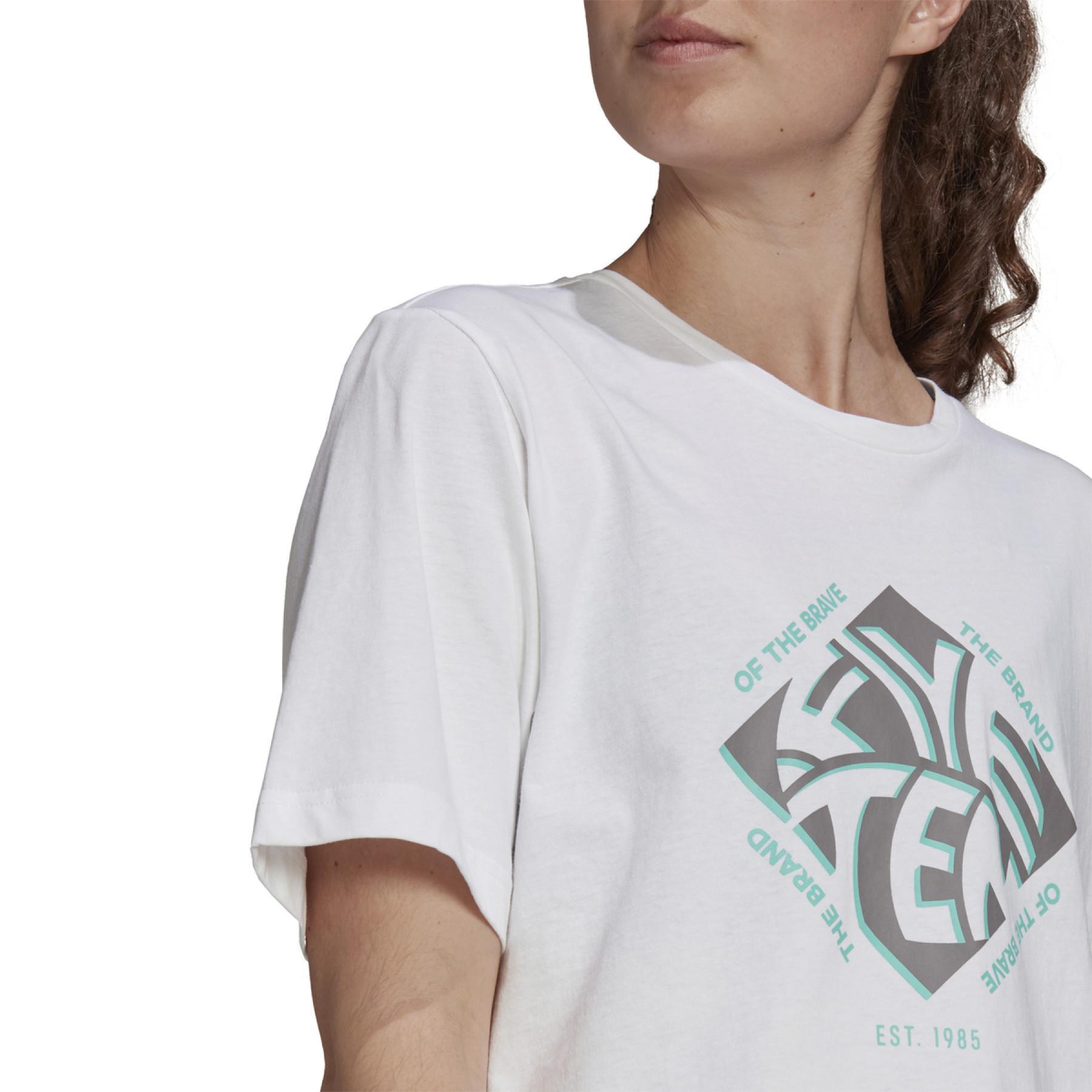 T-shirt femme Adidas Five Ten Cropped GFXWomen