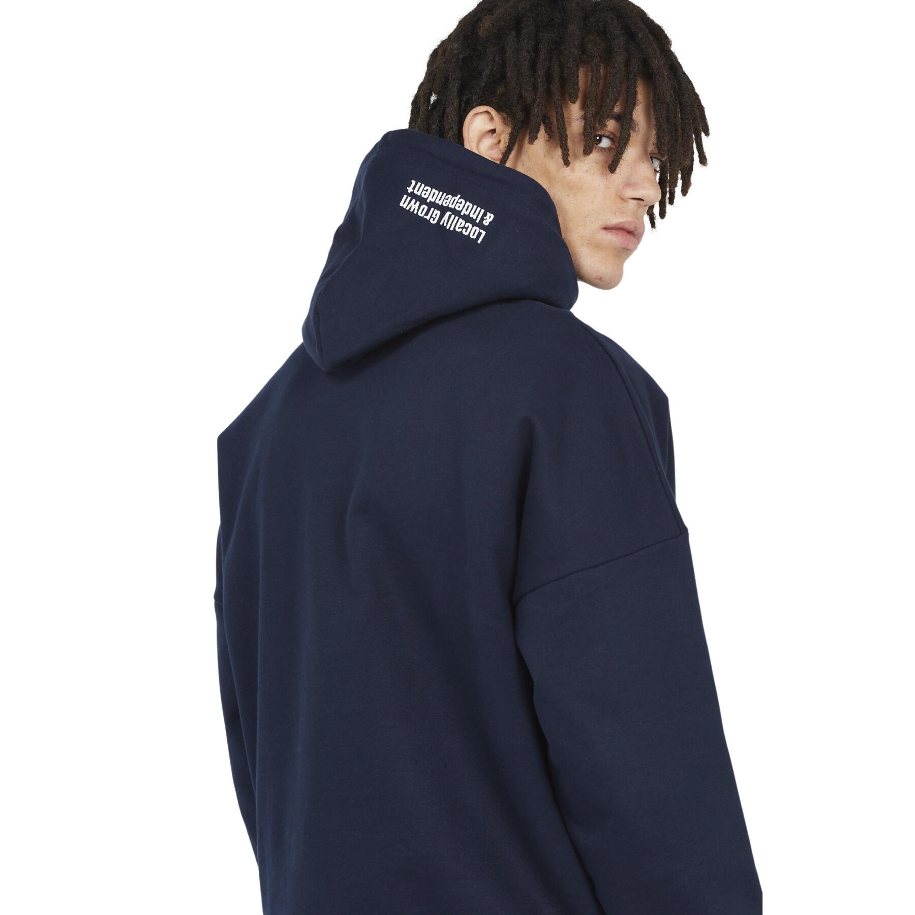 Sweatshirt à capuche Tealer Label Navy