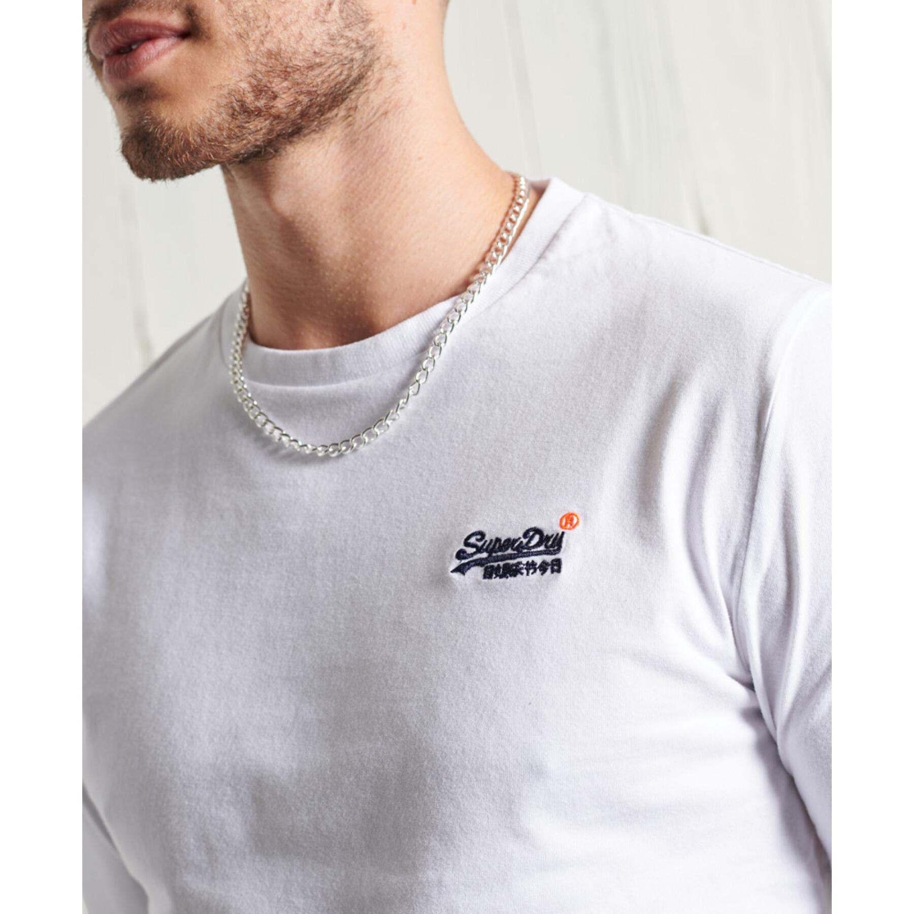 T-shirt brodé Superdry Vintage en coton bio