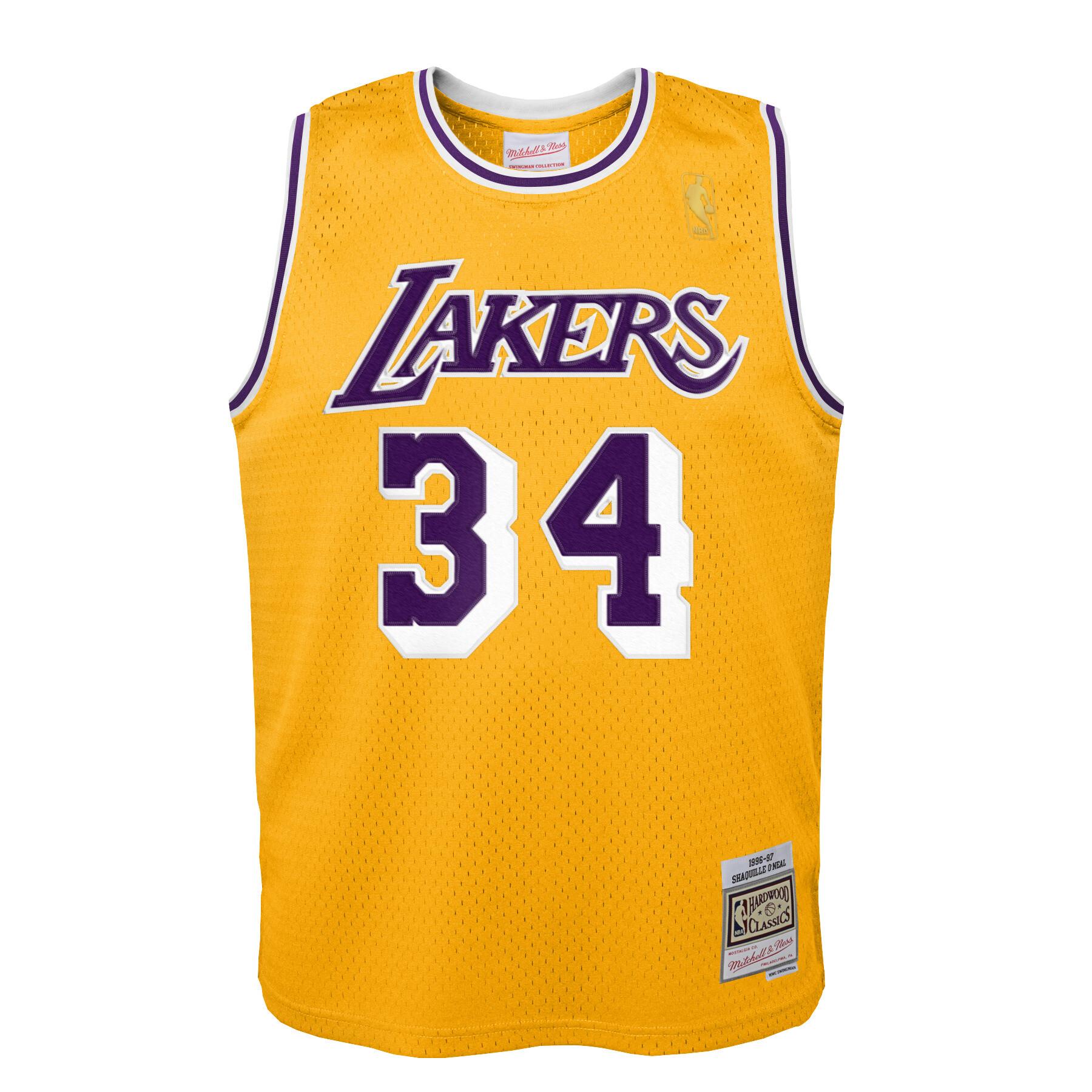 Maillot Domicile enfant Los Angeles Lakers Swingman - O'Neal Shaquille 1996  - Lakers de Los Angeles - Conférence Ouest - NBA