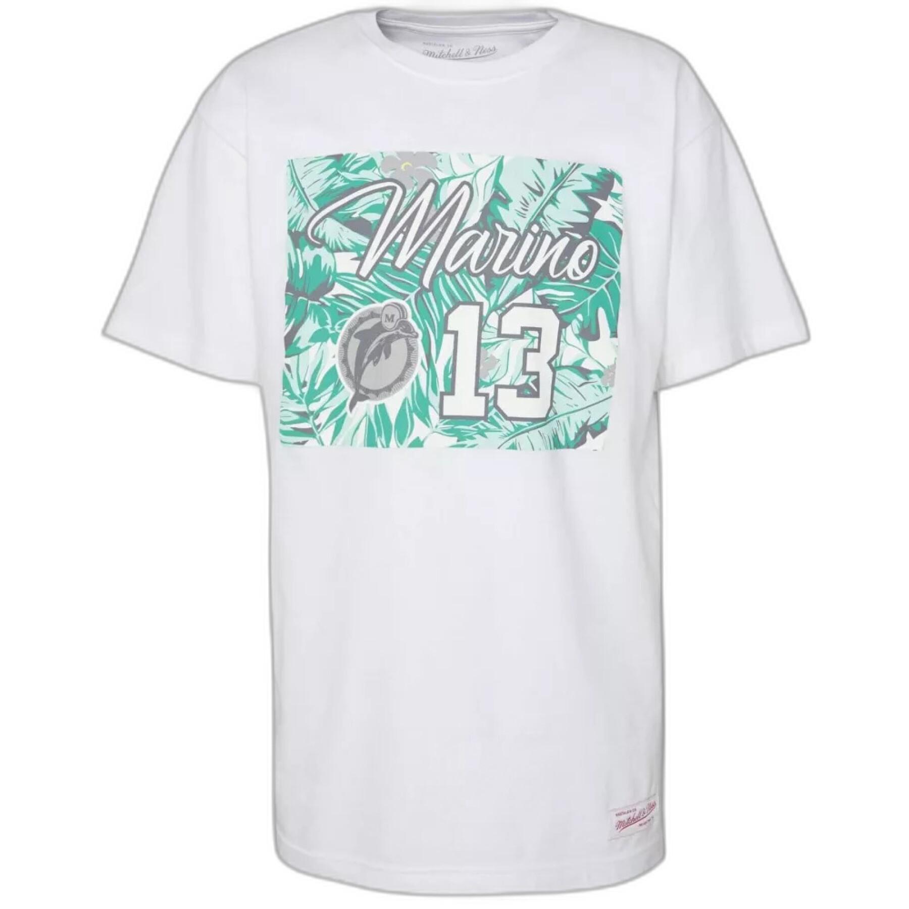 T-shirt Miami Dolphins pro-bowl tropical player Dan Marino