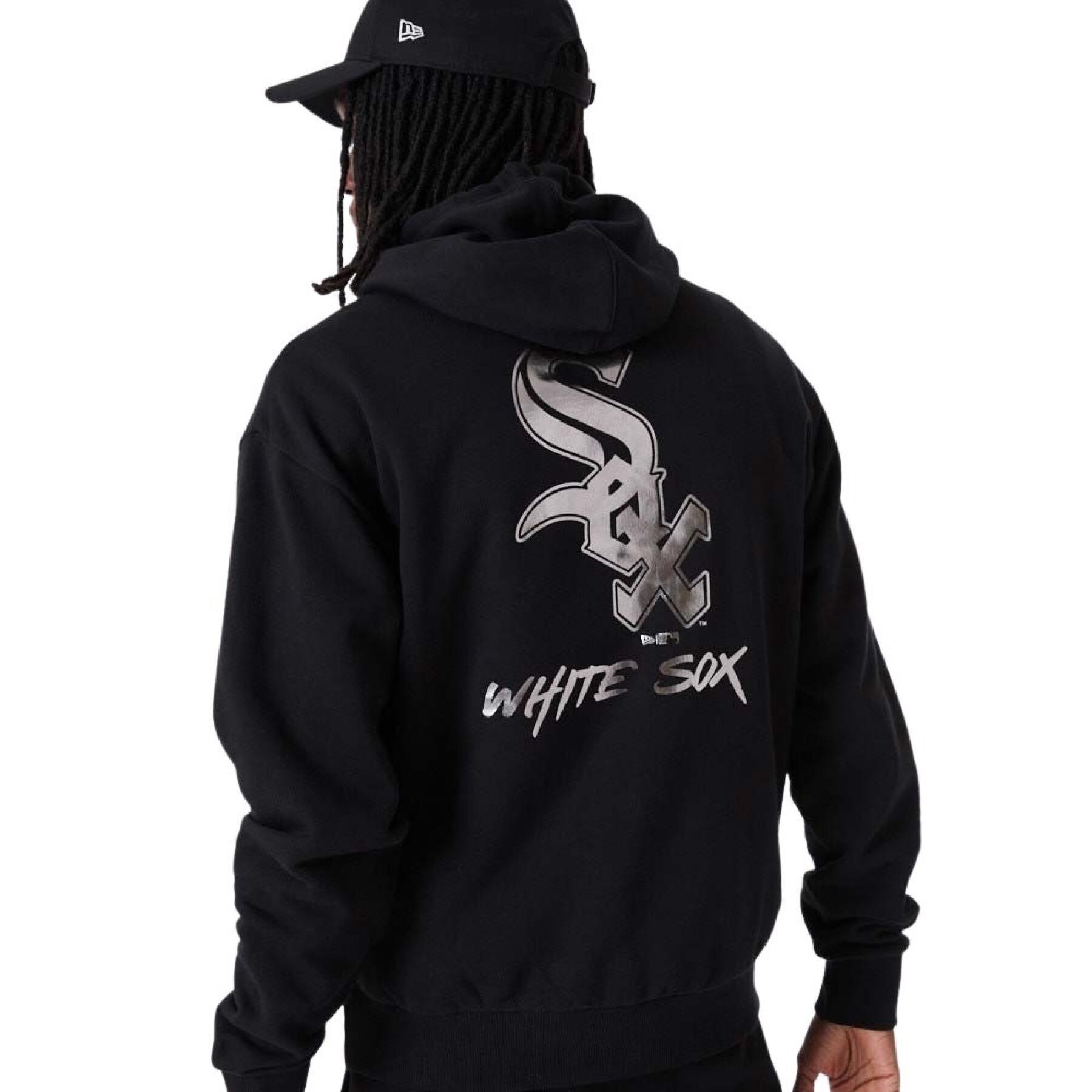 Sweatshirt à capuche Chicago White Sox BP Metallic PO