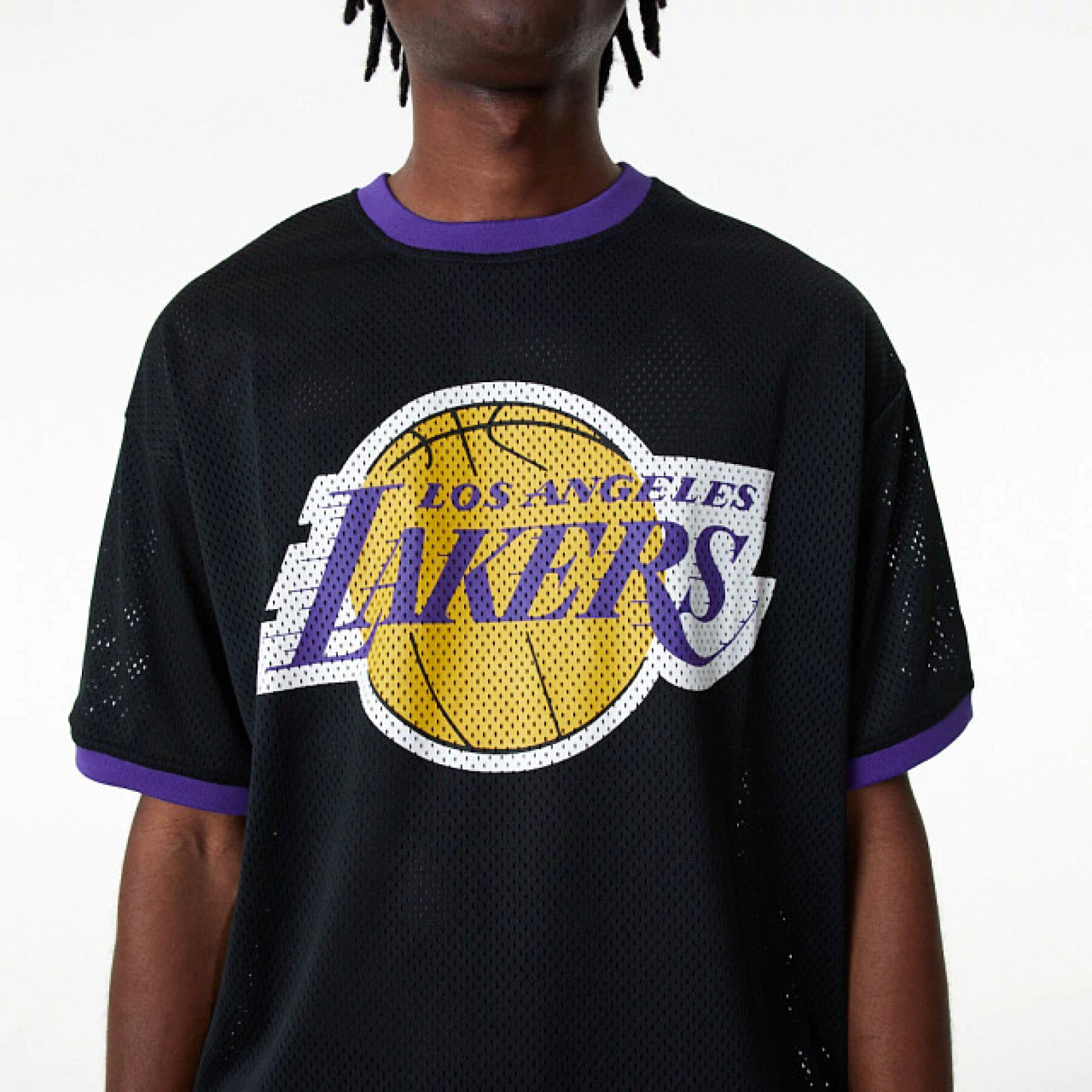 T-shirt oversize en mesh LA Lakers NBA Team Logo
