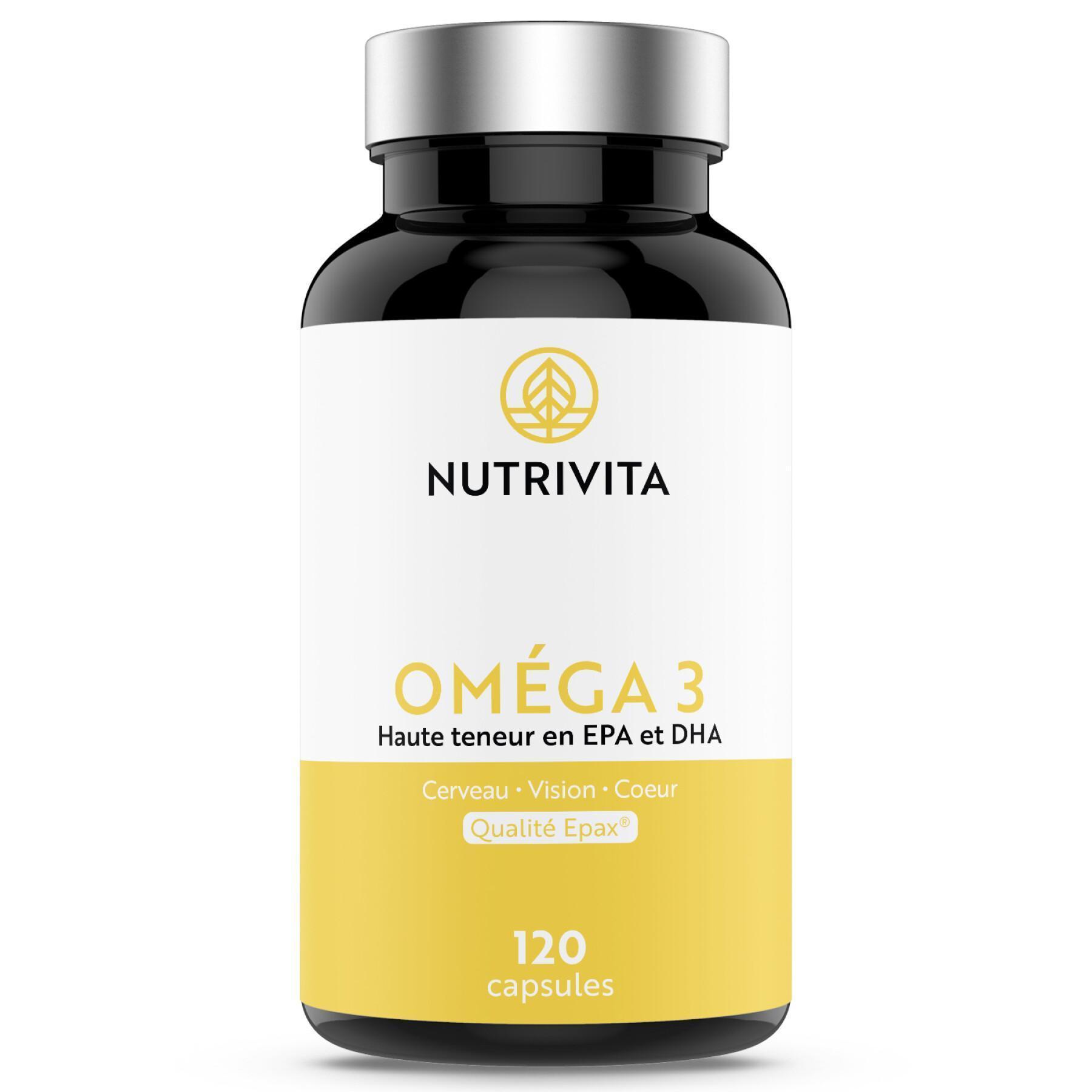 Complément alimentaire Oméga 3 - 120 capsules Nutrivita