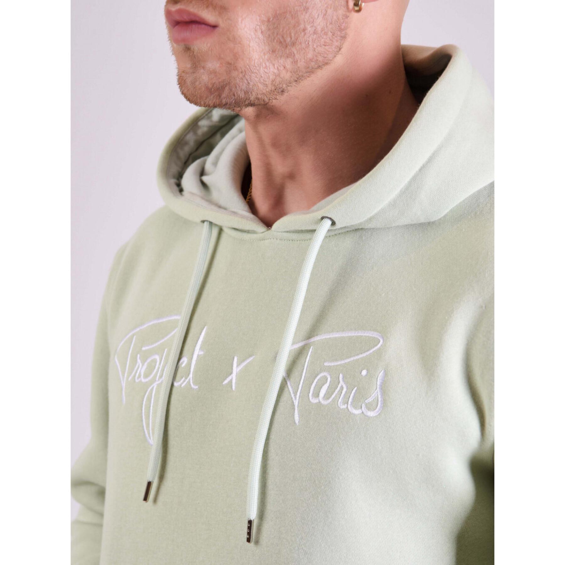 Sweatshirt à capuche avec broderie logo Project X Paris
