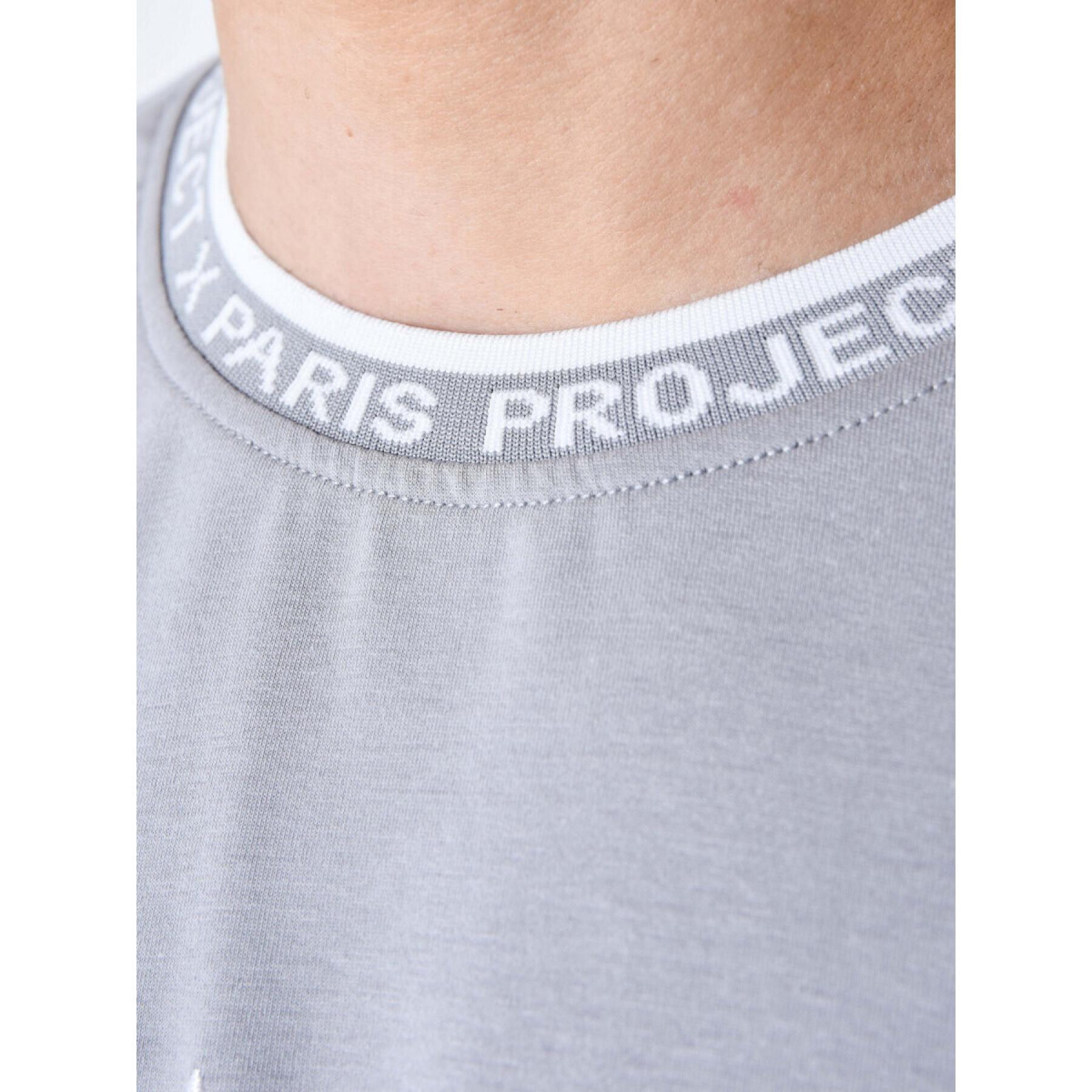 T-shirt logo brodé en relief Project X Paris