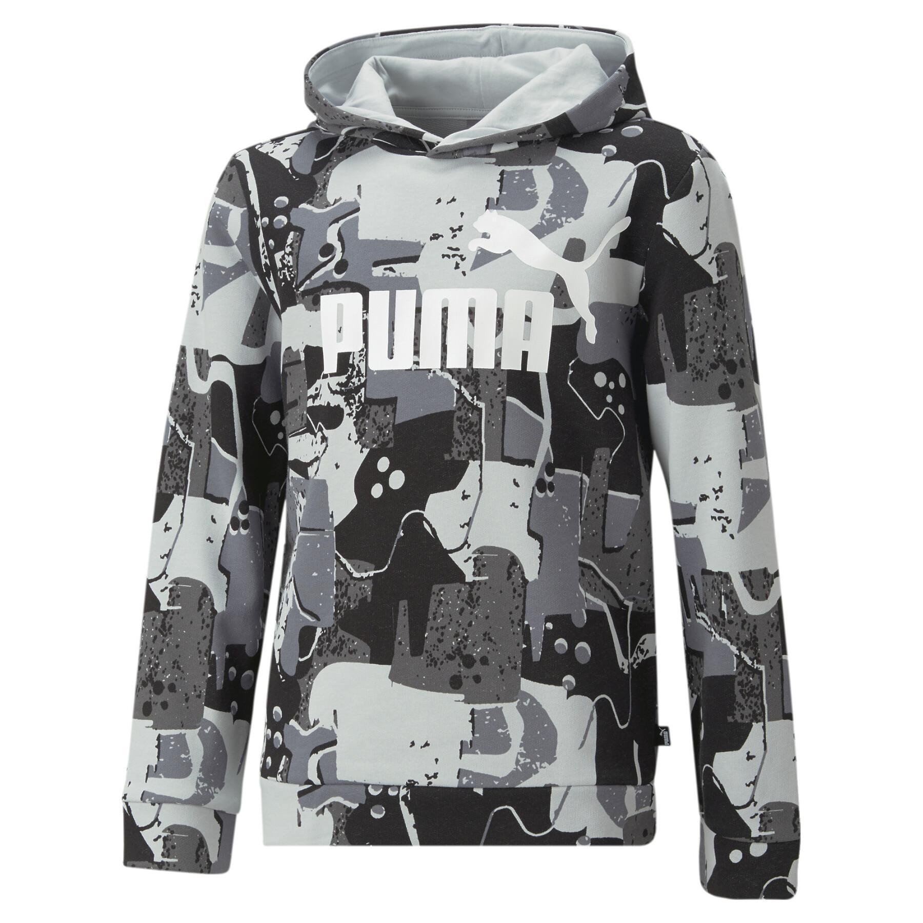 Sweatshirt à capuche enfant Puma ESS+ Street Art Aop TR