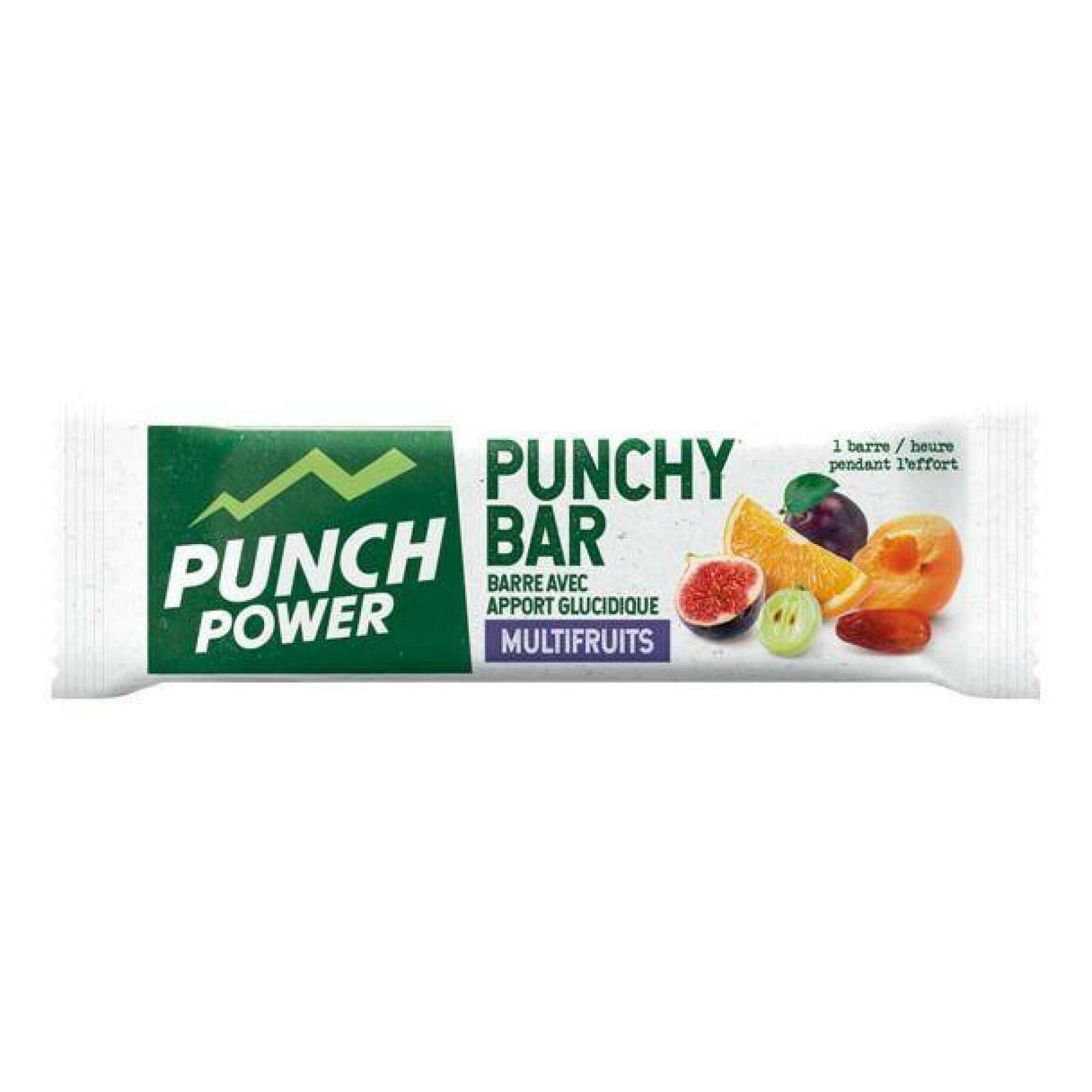 Présentoir 40 Barres énergétiques Punch Power Punchybar Multifruit