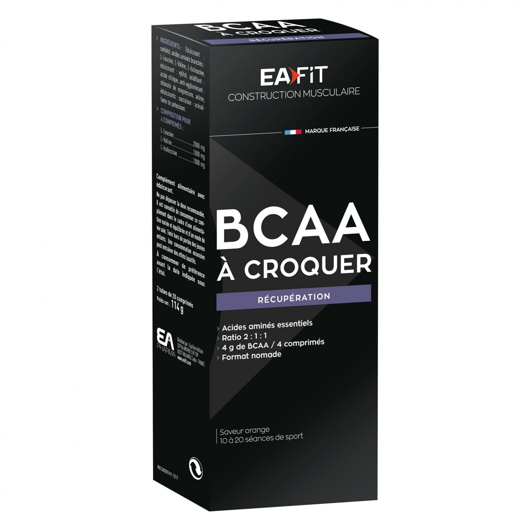 BCAA à croquer citron EA Fit (2x20 comprimés)