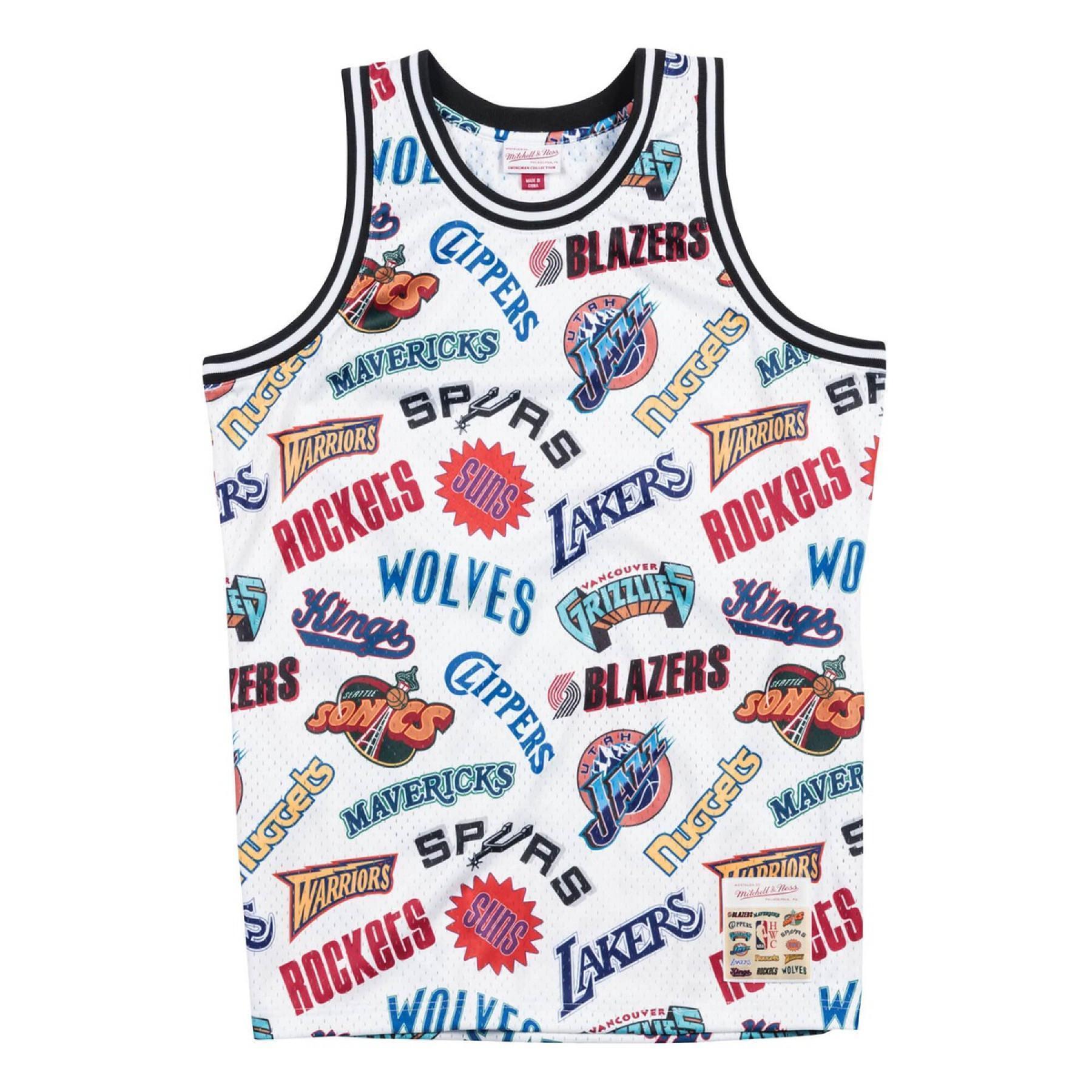 Maillot Mitchell & Ness nba conférence Ouest