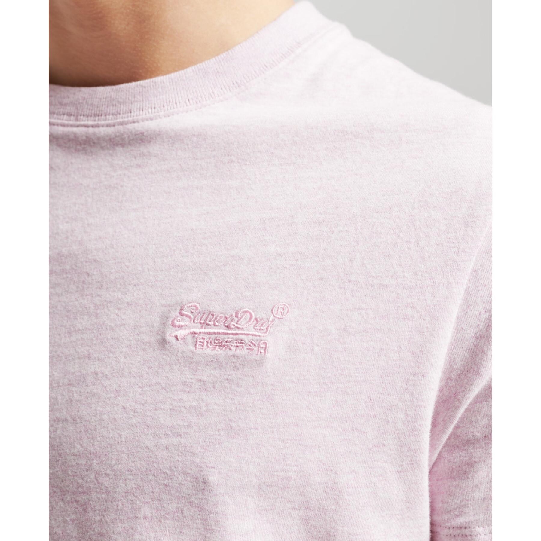 T-shirt brodé coton bio Superdry Vintage Logo