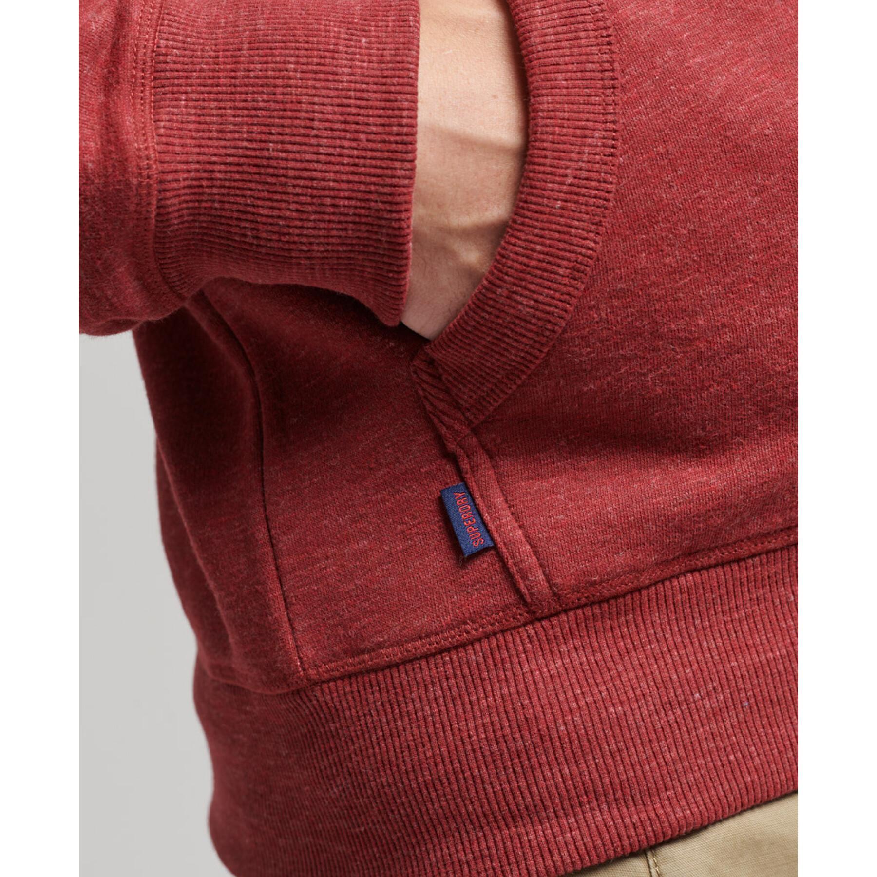 Sweatshirt à capuche brodé zippé Superdry Vintage Logo