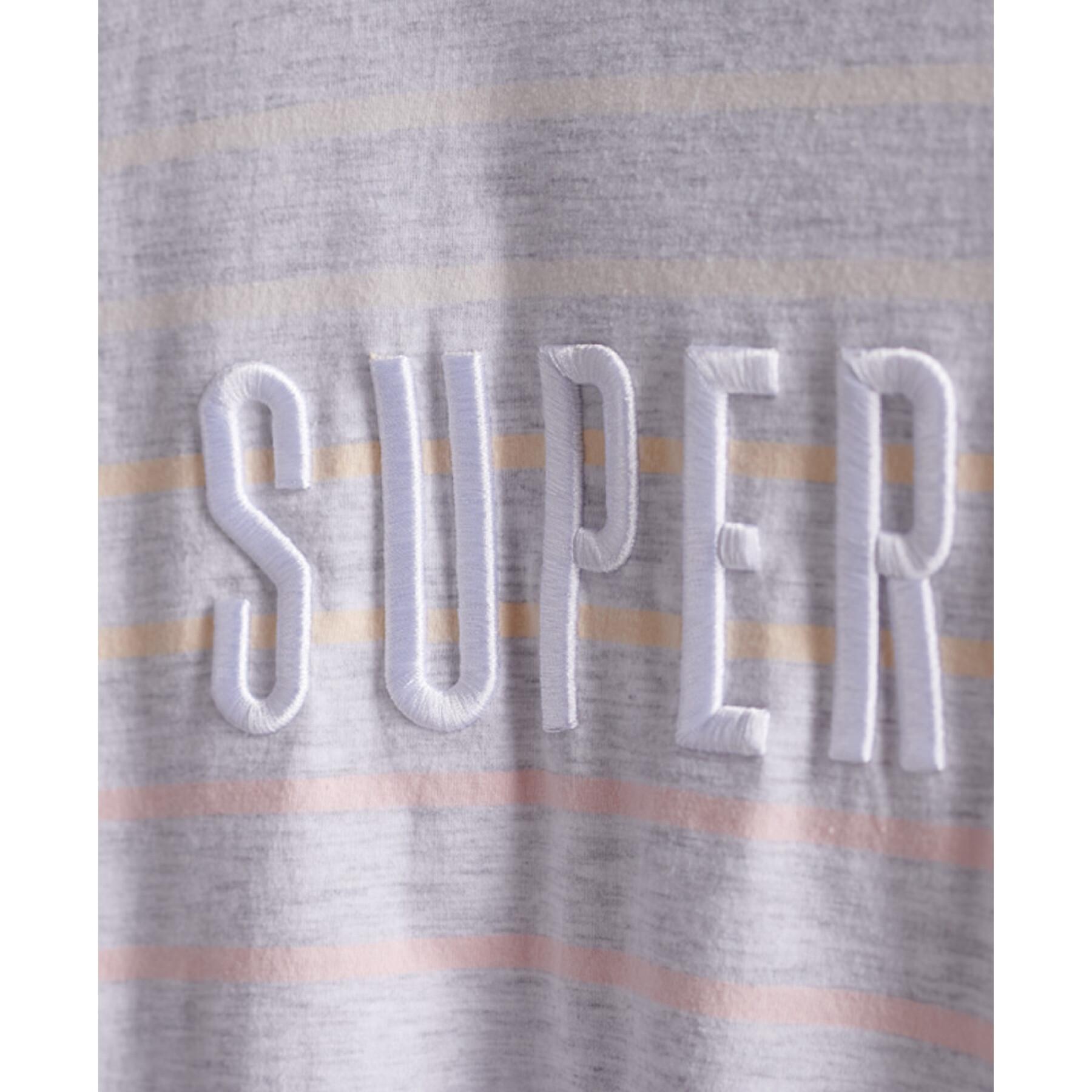 T-shirt rayé femme Superdry Rainbow
