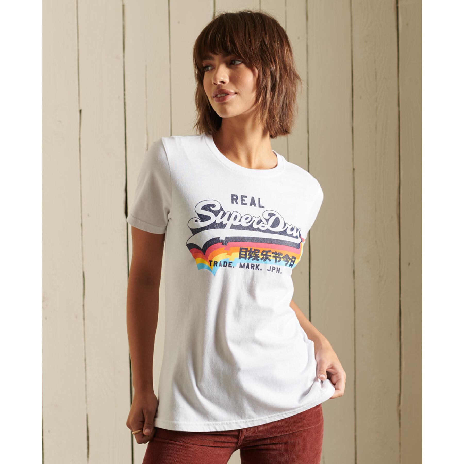 T-shirt à manches courtes femme Superdry Logo Vintage