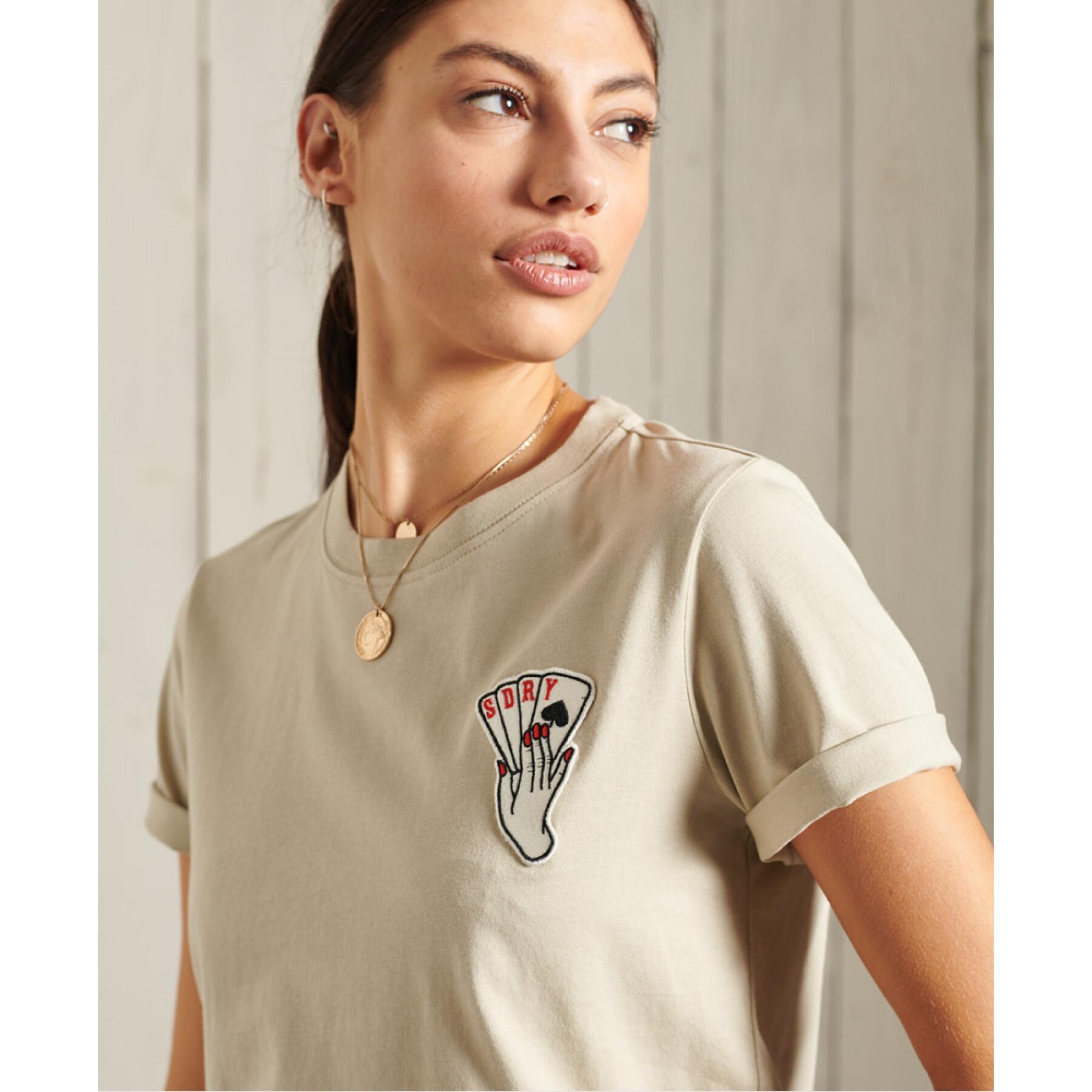 T-shirt style militaire femme Superdry Narrative