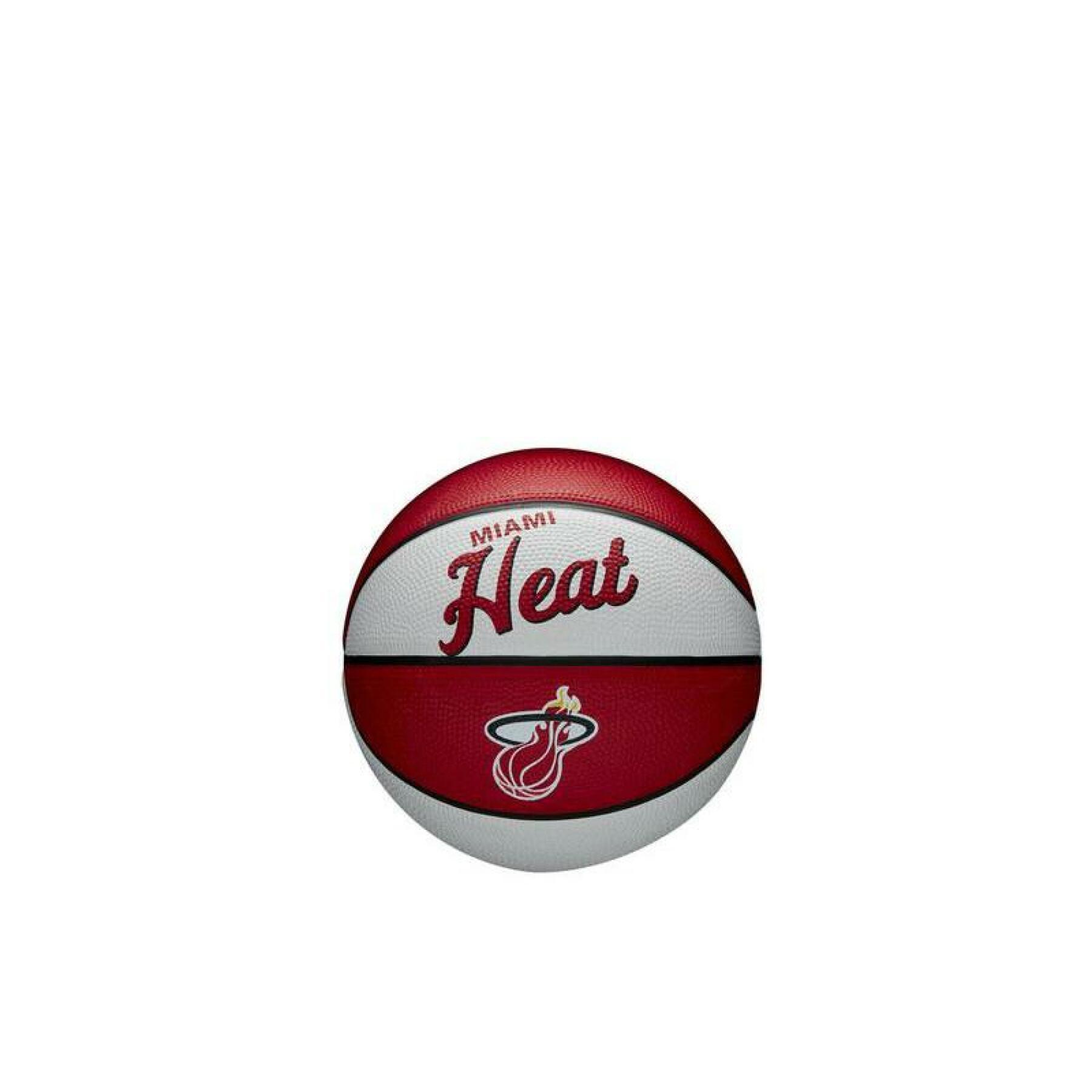 Mini ballon NBA Retro Miami Heat