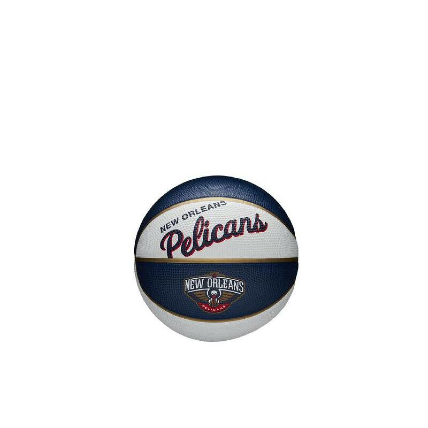 Mini ballon NBA Retro New Orleans Pelicans
