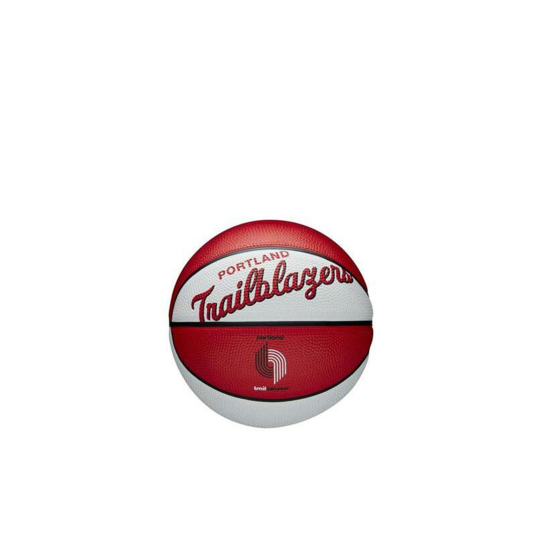 Mini ballon NBA Retro Portland Trail Blazers