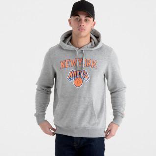 Sweat à capuche New Era avec logo de l'équipe New York Knicks