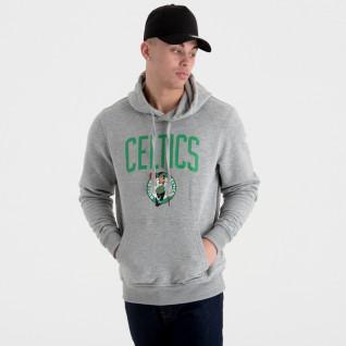 Sweat à capuche New Era avec logo de l'équipe Boston Celtics