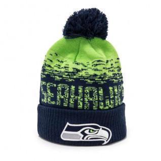 Bonnet New Era NFL Sport Knit Cuff Seattle Seahawks