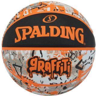 Ballon Spalding Orange Graffiti Rubber