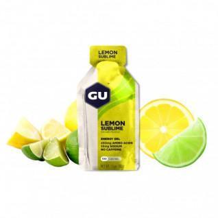 Gels Gu Energy citron intense sans caféine