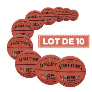 Lot de 10 Ballon Spalding TF-1000 Legacy Composite