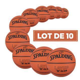 Lot de 10 Ballon Spalding Layup TF-50