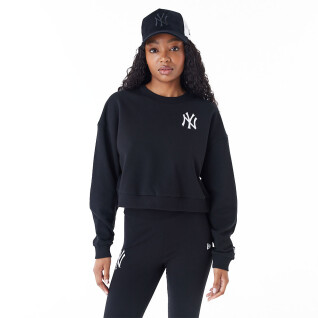 Sweatshirt crop femme New York Yankees MLB