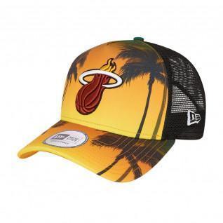 Casquette New Era NBA Miami Heat trucker summer city