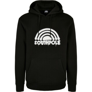 Sweatshirt à capuche Urban Classics Southpole Spray Logo