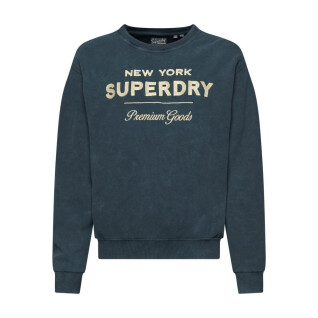 Sweatshirt femme Superdry Luxe Metallic