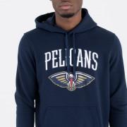 Sweat à capuche New Era avec logo de l'équipe New Orleans Pelicans